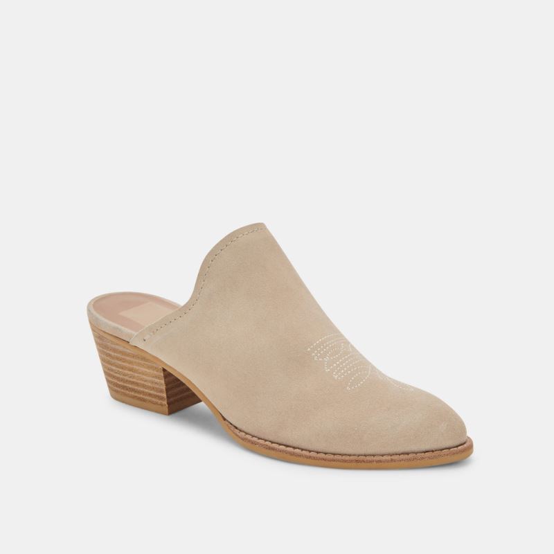 Dolce Vita - Shiloh Mules Dune Suede [Dolcevita616] - $79.99 : Dolce ...