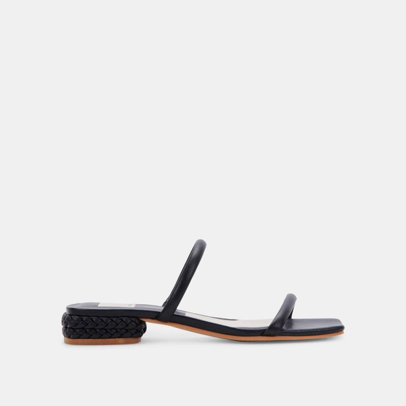 Dolce Vita - Helna Sandals Black Leather [Dolcevita817] - $69.99 ...